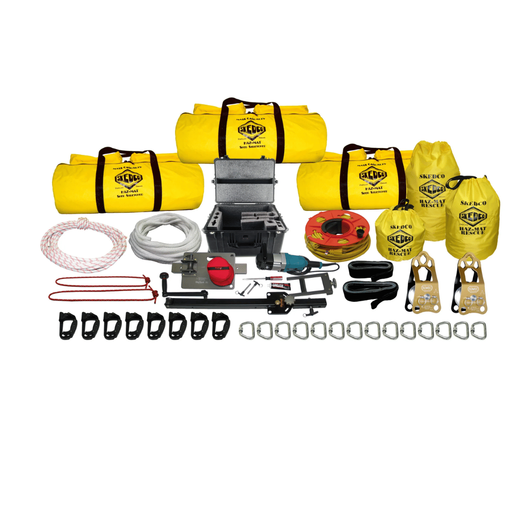 COMPLETE SKEDCO/SKYHOOK WMD/Haz-Mat patient evacuation system