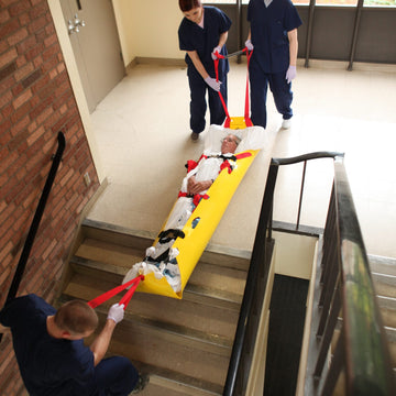 COMPLETE HMH SKED RESCUE SYSTEM with strap kit (Assembled & Rolled) - Groupe Montagne Explore