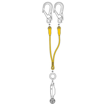 JANE - Y for fall arrest lanyard - Groupe Montagne Explore