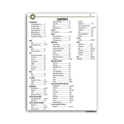 Tactical Medical Field Guide - Groupe Montagne Explore