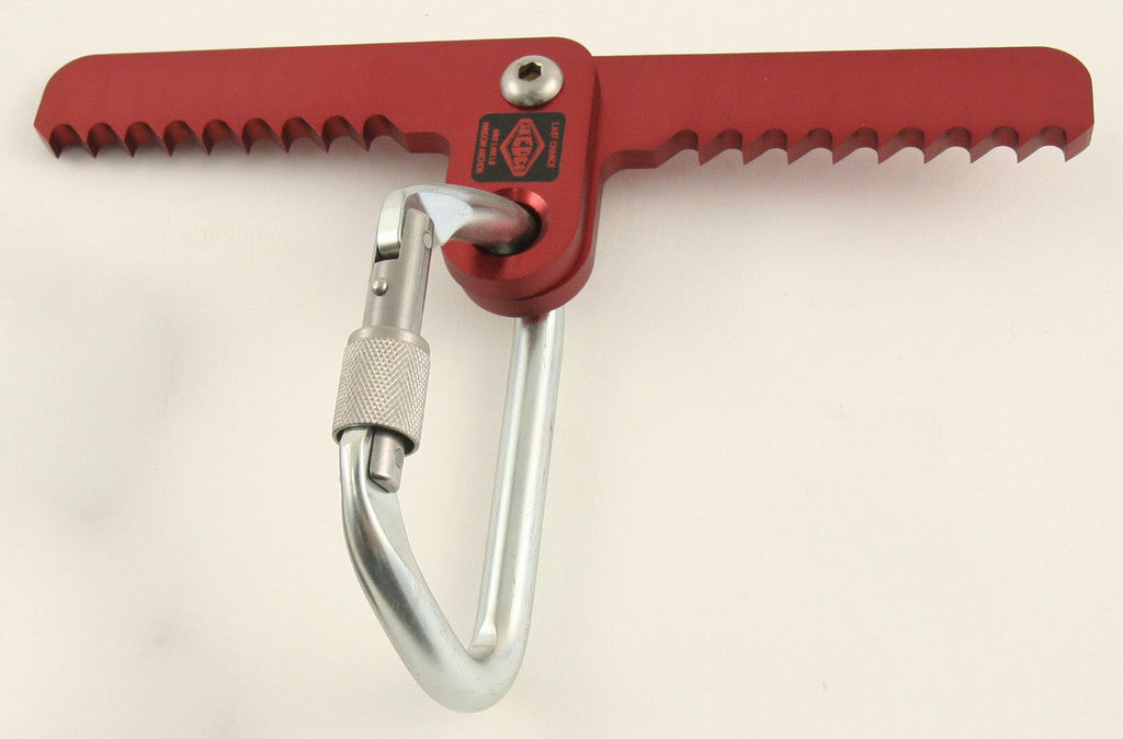 Window Rappel Anchor (Solid Verison) - Red