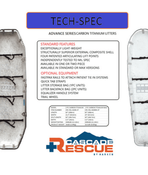 Advance Series Model 200 MAX Rescue Litter - Groupe Montagne Explore