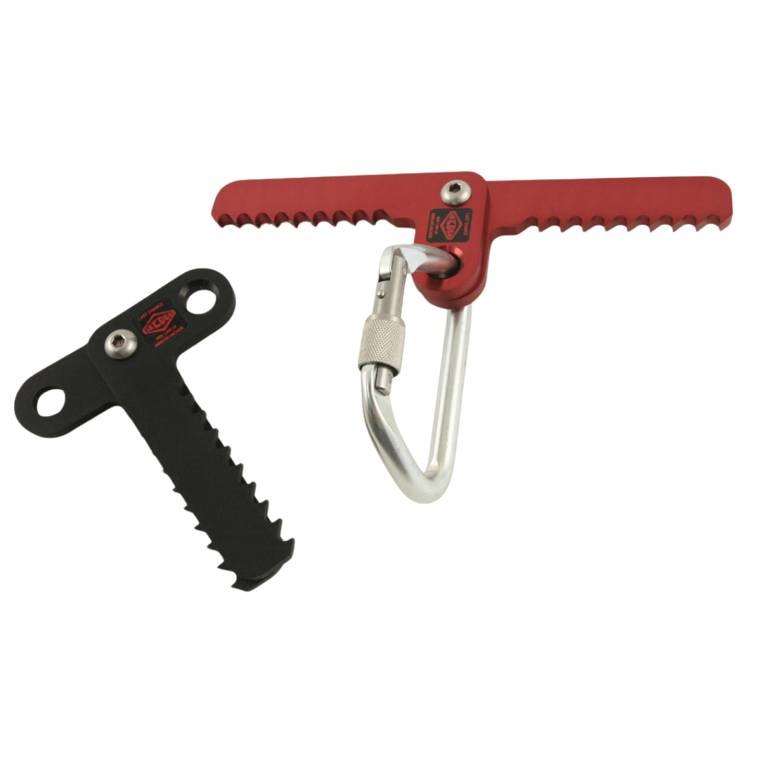 Window Rappel Anchor (Solid Verison) - Red - Groupe Montagne Explore