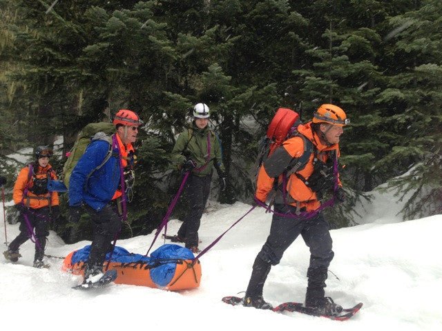 SKED BASIC RESCUE SYSTEM - International Orange - Groupe Montagne Explore
