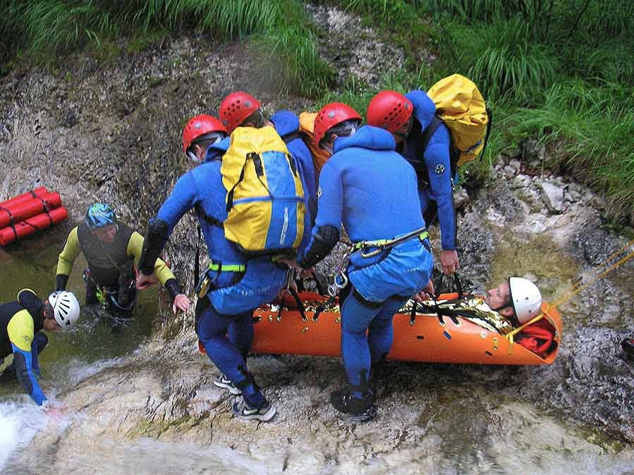SKED BASIC RESCUE SYSTEM - International Orange - Groupe Montagne Explore