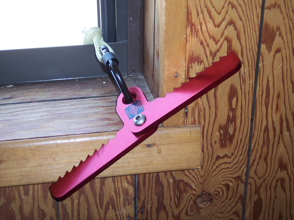 Window Rappel Anchor (Solid Verison) - Red