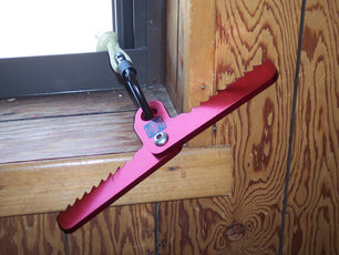 Window Rappel Anchor (Solid Verison) - Red