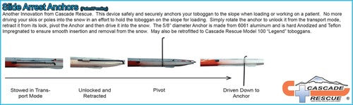Cascade Rescue - Slide Arrest Anchor (patent pending)