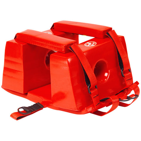 KIEFER RESCUE 2 UNIVERSAL HEAD IMMOBILIZER - RED